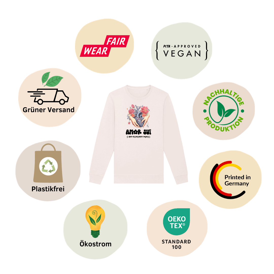 Amor Sui (Liebe wächst in mir) Sweatshirt