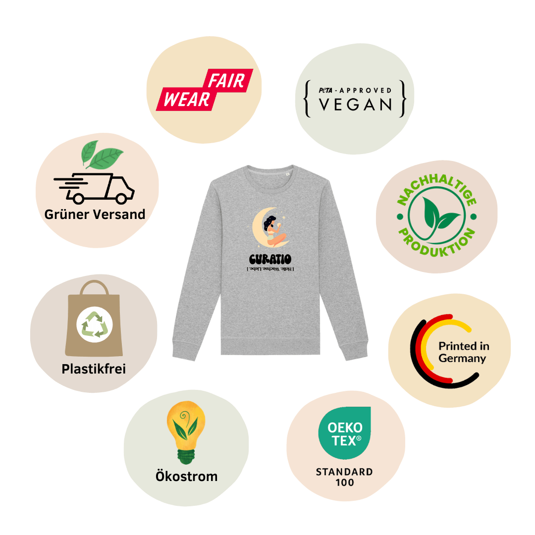 Curatio (Heile.Wachse.Liebe) Sweatshirt